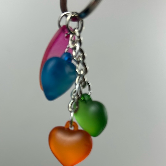 Keychain Multicolor Heart Key Holder - Picture 5 of 9